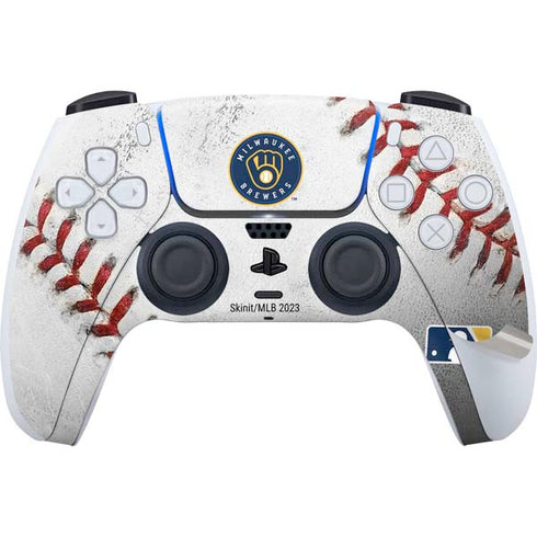 MLB Milwaukee Brewers Game Ball PS5 Pro Disk Bundle  Skin